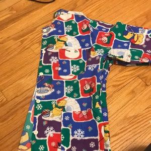 Pooh winter scrub jacket